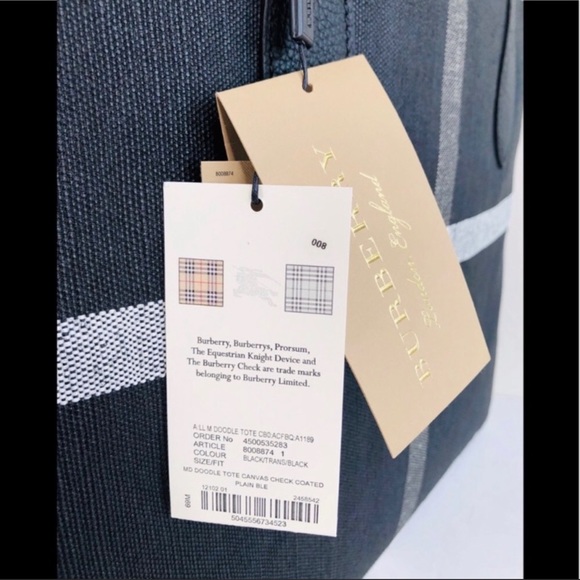 Burberry Tote - Picture 4 of 10